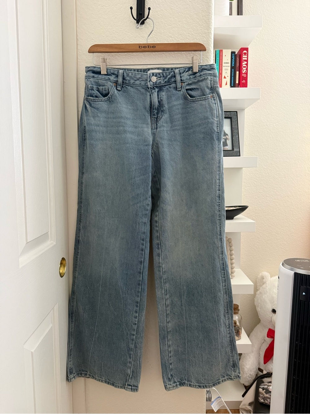 PacSun Women's Light Blue Wide Leg Jeans